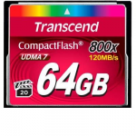 64GB Compact Flash Card Transcend Hi-Speed 800X