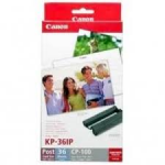 Photo Paper Canon KP-36IP+Ink Cassette 100x150mm (36 sheets) for CPseries