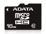 16GB MicroSDHC ADATA Class 10 UHS-I