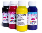 Ink set ColorWay for Canon CW450BK/CW4551C/M/Y 4x100ML/Bot