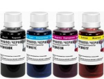 Ink set ColorWay for HP HW350BK/C/M/Y 4x100ML/Bot