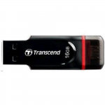 16GB USB Flash Drive Transcend JetFlash 340 Black-Red USB2.0