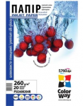 Photo Paper ColorWay 4R Premium HighGlossy Silk 260g 20p (PSI2600204R)