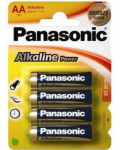 Battery Panasonic Alkaline Power Alkaline AA LR6REB/4BPR 1.5V 4-Blisterpack