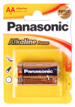 Battery Panasonic Alkaline Power Alkaline AA LR6REB/2BPR 1.5V 2-Blisterpack