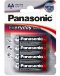 Battery Panasonic EVERYDAY Power Alkaline AA LR6REE/4BR 1.5V 4-Blisterpack