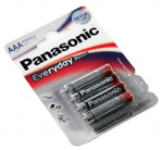 Battery Panasonic EVERYDAY Power Alkaline AAA LR03REE/4BR 1.5V 4-Blisterpack