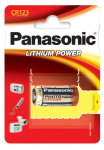 Battery Panasonic PHOTO Power LITHIUM 3V CR-123AL/1BP not rechargeable 1-Blisterpack