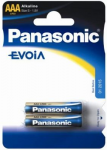 Battery Panasonic EVOLTA Alkaline AAA LR03EGE/2BP 1.5V 2-Blisterpack