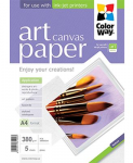 Photo Paper ColorWay A4 Art CottonCanvas 380g 5p (PCN380005A4)