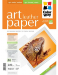 Photo Paper ColorWay A4 Art Leather MatteFinne 220g 10p (PMA220010LA4)
