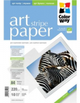 Photo Paper ColorWay A4 Art Stripe MatteFinne 220g 10p (PMA220010SA4)