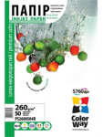 Photo Paper ColorWay 4R Premium Satin Micropores 260g 50p (PS2600504R)