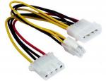 Power Splitter Cable Internal w/ATX 4pin connector CC-PSU-4