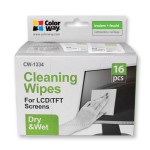 Cleaning ColorWay CW-1334 Dry&Wet Wipes 16pcs