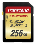 256GB SDXC Card Transcend UHS-I U3 TS256GSDU3 Ultimate (R/W:90/45MB/s)Class 10