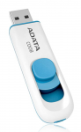 32GB USB Flash Drive ADATA Classic C008 White-Blue USB2.0