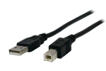 Cable USB AM/BM 3.0m APC Electronic USB2.0 Premium quality Black