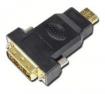 Adapter HDMI to DVI Gembird A-HDMI-DVI-1 male-male adapter with gold-plated connectors
