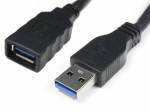 Extension Cable USB 2m Brackton USB3.0 K-US3-VEB-0200.B Plug A to Socket A Black