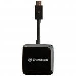 Micro USB OTG Card Reader Transcend Black