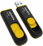 32GB USB Flash Drive ADATA DashDrive UV128 Black-Yellow USB3.0
