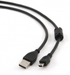 Cable mini USB to USB 1.8m Cablexpert CCF-USB2-AM5P-6 Premium quality