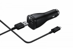 Car Charger Original Samsung USB 2A + MicroUSB Cable Black