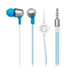 Earphones SVEN SEB-190M Silver-Blue with Mic