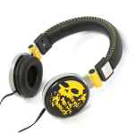 Headphones Freestyle ScullStyle FH0033 Yellow-Black with Microphone