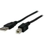 Cable USB 1.8m Brackton K-US2-ABB-0180.B Plug A to Plug B Black bulk