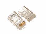 RJ45 Modular Plug LC-8P8C-001( Modular plug 8P8C for solid LAN cable 30u" gold plated) 100 pcs/bag
