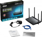 Wireless Router ASUS RT-AC1200G+ (Dual-band Wireless-AC1200 1167Mbps 10/100/1000Mbps  3G/4G)