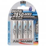 Rechargeable Ansmann AA HR6 Type 2850 1.2V/2650mAH 1pcs/4pack