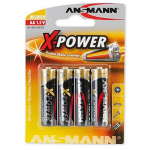 Battery Ansmann AA LR6 1.5V Alcaline X-Power 1pcs/4pack