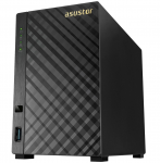 NAS Server ASUSTOR 2-bay AS3102T (Intel Celeron N3050 Dual-Core 1.6-2.16GHz 2GB DDR3L 2.5"/3.5"SATA x2 Gigabit LAN x1 AES-NI encryption Hardware transcoding)