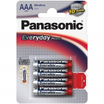 Battery Panasonic EVERYDAY Power AAA Blister *4 Angry Birds Alkaline LR03REE/4BPAB