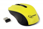 Mouse Gembird MUSW-101-Y Yellow Wireless USB