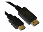 Cable DP to HDMI 3m Brackton DPH-SKB-0300.B Digital interface cable