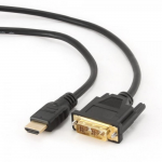 Cable HDMI to DVI 0.5m Gembird male-male GOLD CC-HDMI-DVI-0.5M