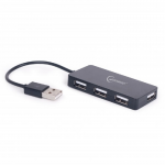 USB 2.0 Hub Gembird UHB-U2P4-03 Black