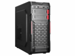 Case HPC B-09 Black-Red decoration (500W ATX)