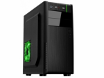 Case HPC B-28 Black-Green decoration (500W ATX)