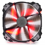 PC Case Fan DEEPCOOL XFAN 200 200mm Fan with Red LED 200x200x32mm 700rpm