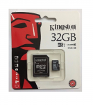 32GB MicroSDHC Kingston Class10 UHS-I 300x with SD Adapter