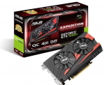 VGA Card ASUS Expedition EX-GTX1050Ti-O4G (GeForce GTX1050Ti 4GB GDDR5 1455/7008MHz 128-bit)