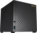NAS Server ASUSTOR AS3204T 4-bay (Intel Celeron N3150 2.24GHz 2GB 2.5"/3.5"SATAx4 Gigabit LANx1 AES-NI Encryption Hardware Transcoding)