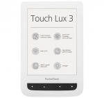 PocketBook Touch Lux 3 626/2 White (6" E InkCarta Wi-Fi Frontlight)