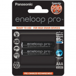 Rechargeable Panasonic Eneloop PRO AA 2500mAh BK-3HCDE/2BE 2xBlisterpack