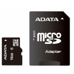 16GB MicroSDHC ADATA Class 10 UHS-I SD Adapter